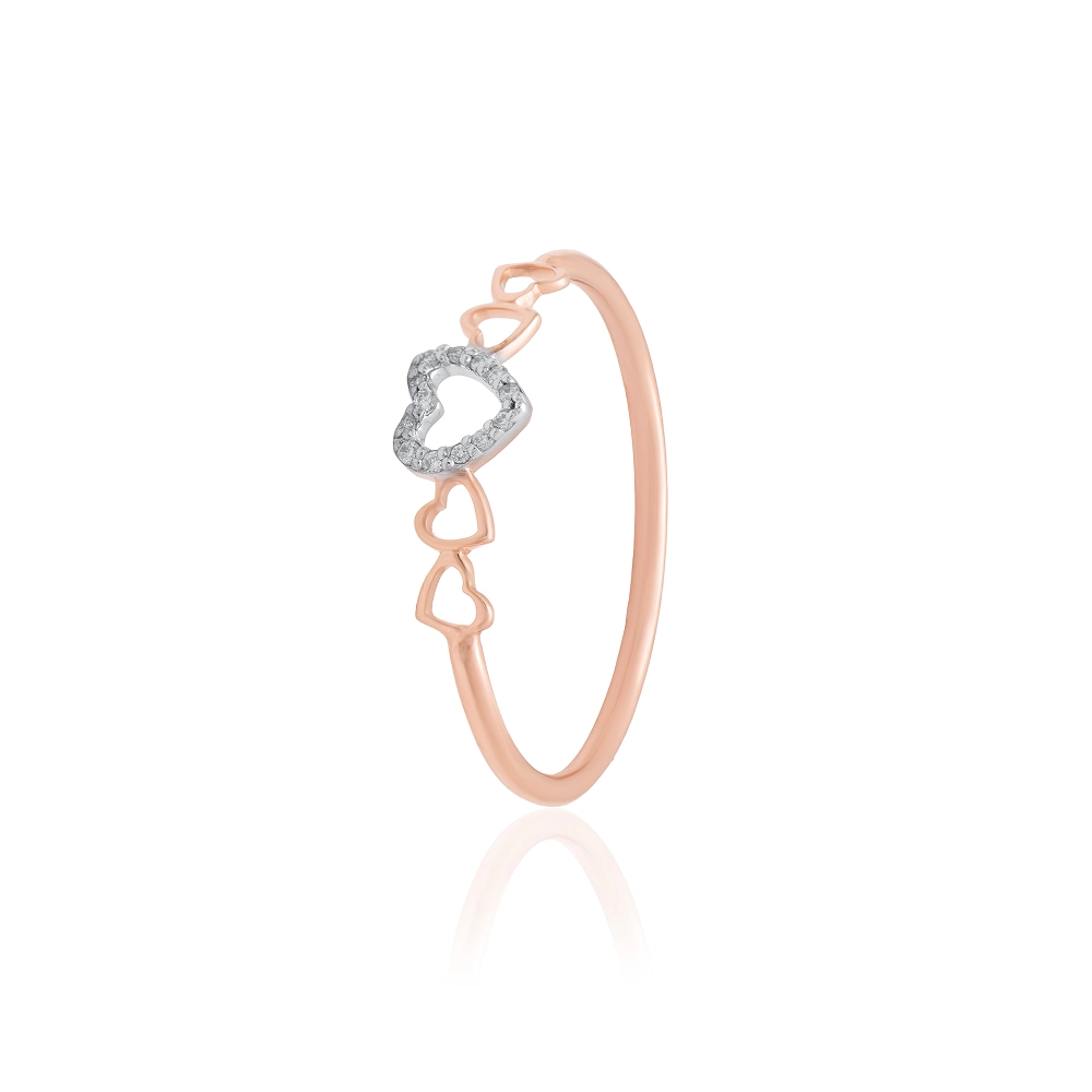 Rose Gold Ring ALR00928 - Image 3