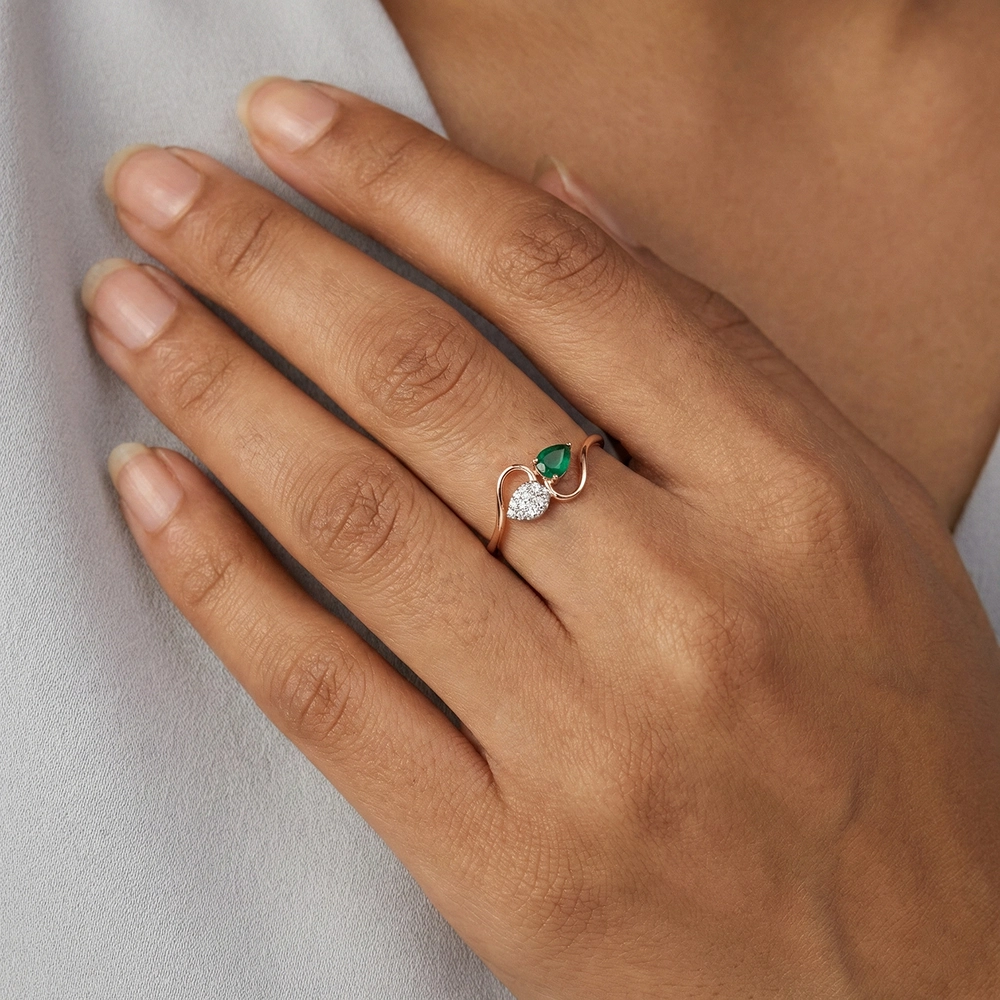 Rose Gold Ring ALR00931 - Image 2