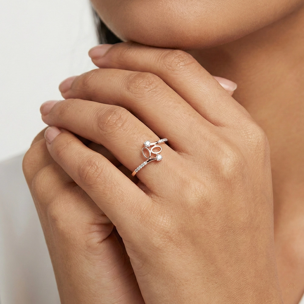 Rose Gold Ring ALR00960 - Image 2