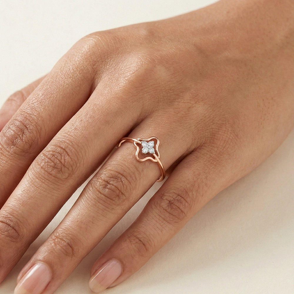 Rose Gold Ring ALR00973 - Image 2
