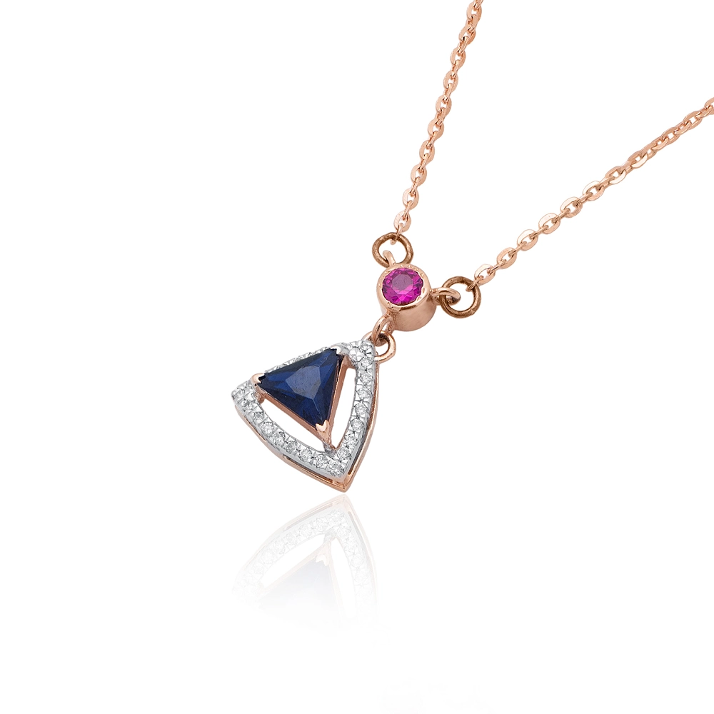 Rose Gold Necklaces AMS00146