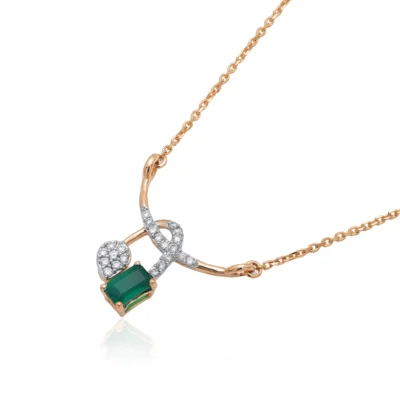 Yellow Gold Necklaces AMS00150